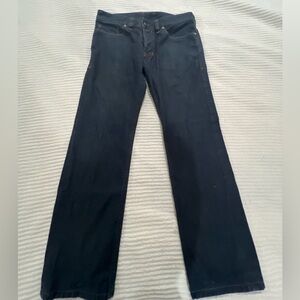 DIESEL Men’s Dark Blue Slim Straight-Leg Jeans W29 L32